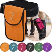 Suporte para celular equestre Woofhoof XL Orange Nylon