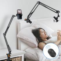 Suporte para Celular LiLanzo - Mesa e Cama - Controle Remoto Sem Fio