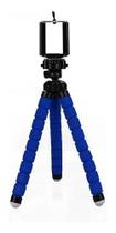 Suporte para celular - mini tripé flexível articulado 24cm - Azul Suporte para celular - mini tripé flexível articulado 24cm - Azul