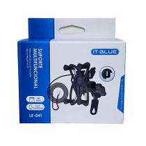 Suporte para Celular Moto IT-BLUE LE-041 com Carregador USB Garra X Ajustável Suporte para Celular Moto IT-BLUE LE-041 com Carregador USB Garra X Ajustável