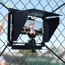 Suporte para celular para cerca de beisebol Ukkolove com proteção solar de 3 lados Suporte para celular para cerca de beisebol Ukkolove com proteção solar de 3 lados