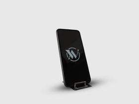 Suporte para celular pequeno - Em inox Suporte para celular pequeno - Em inox