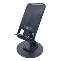 Suporte Para Celular Tablet De Mesa Base Aço Giratória