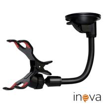 Suporte para Celular Universal Carro Inova - Ajuste 360 Com Ventosa Forte e Formato Presilha