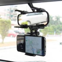 Suporte Para Celular Universal Espelho Retrovisor Carro 360 - Vision