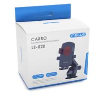 Suporte Para Celular Veicular Vidro Ventosa Universal Preto LE-020
