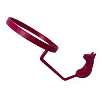 Suporte para chapéu de arco cabeça cavalo rosa pink organizador pendurador alumínio fundido para boné toalha guardanapo