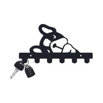 Suporte para Chave em Acrílico Cachorrinho Deitado Suporte para Chave em Acrílico Cachorrinho Deitado