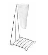 Suporte para coador de pano cromado - niquelart