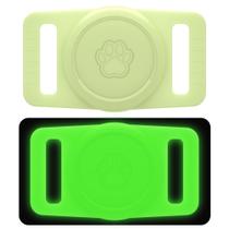 Suporte para coleira de cachorro GOCII para Apple AirTag, 2 unidades, que brilha no escuro Suporte para coleira de cachorro GOCII para Apple AirTag, 2 unidades, que brilha no escuro
