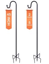 Suporte para comedouro de pássaros Ottsuls 114 cm, resistente, com 5 garras, kit com 2 unidades