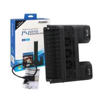 Suporte Para Console Sony Play Station PS4 pro Slim Com Ventilador E Acessórios De Controle De