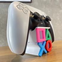 Suporte para controle de Ps5 mesa e parede - Dualsense - Playstation - Geométrico - logo