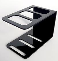 Suporte Para Controle Remoto De Mesa Rack ou Bancada Em Acrilico Organizador Suporte Para Controle Remoto De Mesa Rack ou Bancada Em Acrilico Organizador