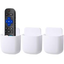 Suporte para Controle Remoto noonebutyou 3 Peças para Parede Branco