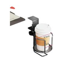 Suporte Para Copo De Mesa Com Braço Fixo Sem Perfuração, Anti-Derramamento E Anti-Queda, Rotativo