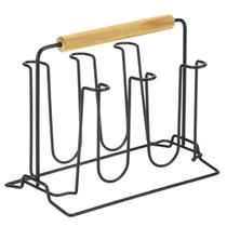 Suporte para copos Black Eco Arthi 24,2x16,2x20,2