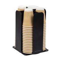 Suporte para copos de bebidas Mind Reader Lid Carousel Black Plastic