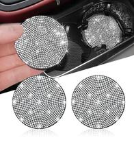 Suporte para copos de carro Coaster NBTEPEM Bling Crystal Rhinestone 7 cm Suporte para copos de carro Coaster NBTEPEM Bling Crystal Rhinestone 7 cm