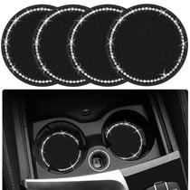 Suporte para copos de carro, inserção de porta-copos, silicone, antiderrapante, 4 peças Suporte para copos de carro, inserção de porta-copos, silicone, antiderrapante, 4 peças