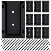 Suporte para Corrimão de Deck Goovilla para 2x4 em Nylon, 10 Unidades, Preto Suporte para Corrimão de Deck Goovilla para 2x4 em Nylon, 10 Unidades, Preto