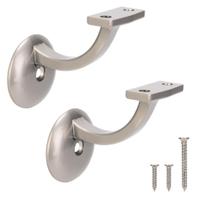 Suporte para corrimão HILLMASTER em aço, níquel acetinado, 2 peças Suporte para corrimão HILLMASTER em aço, níquel acetinado, 2 peças