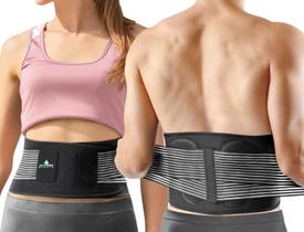 Suporte para costas AllyFlex Sports para alívio da dor lombar XL/XXL Suporte para costas AllyFlex Sports para alívio da dor lombar XL/XXL