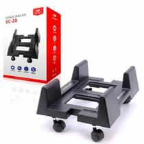 Suporte para CPU com Rodinhas C3tech, SC-200BK, preto