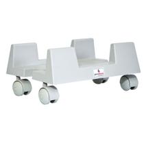 Suporte para CPU Prolabore. Com rodízios. Ajustável.