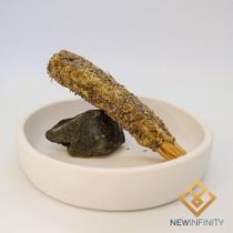 Suporte para Defumador Palo Santo de Labradorita Pedra Natural Suporte para Defumador Palo Santo de Labradorita Pedra Natural