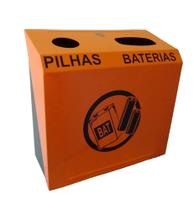 Suporte para descarte de pilha e bateria Suporte para descarte de pilha e bateria
