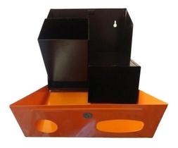 Suporte Para Descarte De Pilhas E Baterias Com Adesivo