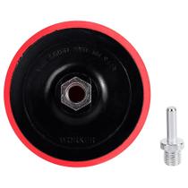 Suporte para Disco de Lixa com tiras autocolantes 115mm M14 Fertak Tools Adaptador para Furadeira e Esmerilhadeira Suporte para Disco de Lixa com tiras autocolantes 115mm M14 Fertak Tools Adaptador para Furadeira e Esmerilhadeira