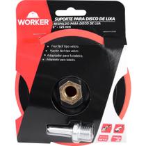 Suporte para disco de lixa com tiras autocolantes 5" M14 worker