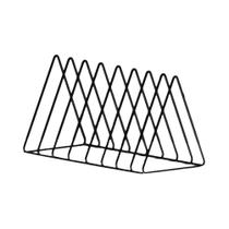 Suporte Para Discos De Vinil E CDs Com 9 Compartimentos, Organizador Triangular Para Revistas,