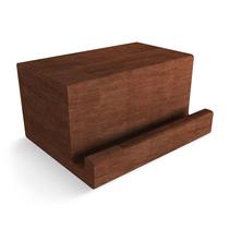 Suporte para discos de vinil KAIU Premium Vintage Brown Wood