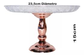Suporte para doces Boleira Rose Kit com 6 Peças p/ festas