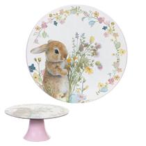 Suporte Para Doces de Páscoa Jardim de Coelha 10x22cm Suporte Para Doces de Páscoa Jardim de Coelha 10x22cm