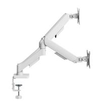 Suporte para dois monitores bluecase bsmts02u-1w com usb-a/usb-c 17 a 32 polegadas branco