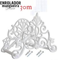 suporte para enrolar mangueira Clássico Branco