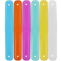 Suporte para escova de dentes de viagem Cllayees, 6 unidades portáteis