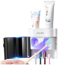 Suporte para escova de dentes, dispensador automático montado na parede Boperzi