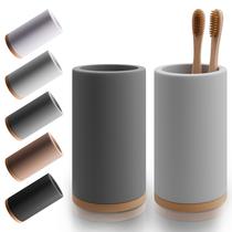 Suporte para escova de dentes Matani Bamboo Diatomite Absorvente de Água Suporte para escova de dentes Matani Bamboo Diatomite Absorvente de Água