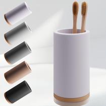 Suporte para escova de dentes Matani Bamboo Diatomite Off White Suporte para escova de dentes Matani Bamboo Diatomite Off White