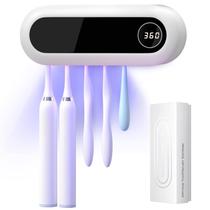 Suporte para escova de dentes MIMORE, 5 slots com função de temporizador, suporte de parede