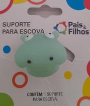 Suporte para escova dental infantil - Hipopotamo GALA IBB