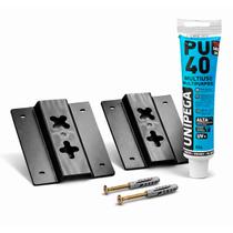 Suporte Para Espelho Kit 2 Silicone Suporte De Parede Suporte Para Quadro com Parafusos Buchas