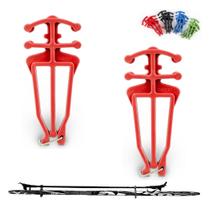 Suporte para esqui e bastão Bagdent Cross Country, 1 par (vermelho)