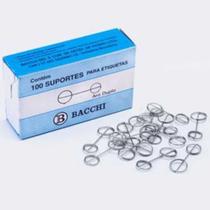 Suporte Para Etiquetas Alfinete Com Aro Duplo Caixa Com 100 Bacchi Suporte Para Etiquetas Alfinete Com Aro Duplo Caixa Com 100 Bacchi