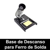 Suporte para Ferro de Solda Base de Descanso com Mola para dissipar o calor e esponja vegetal Suporte para Ferro de Solda Base de Descanso com Mola para dissipar o calor e esponja vegetal